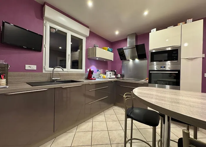 Homestay szállás Les Lilas - 4pers - Circuit Bugatti *